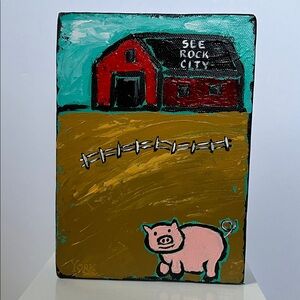 Ron York Painting See Rock City Original Painting Along The Highway